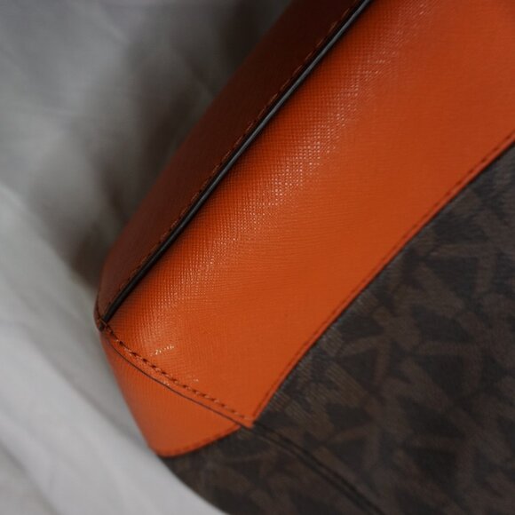 Savannah Large Satchel - Brown/ Orange - 30H6GS7S8B-823 - Picture 5 of 5